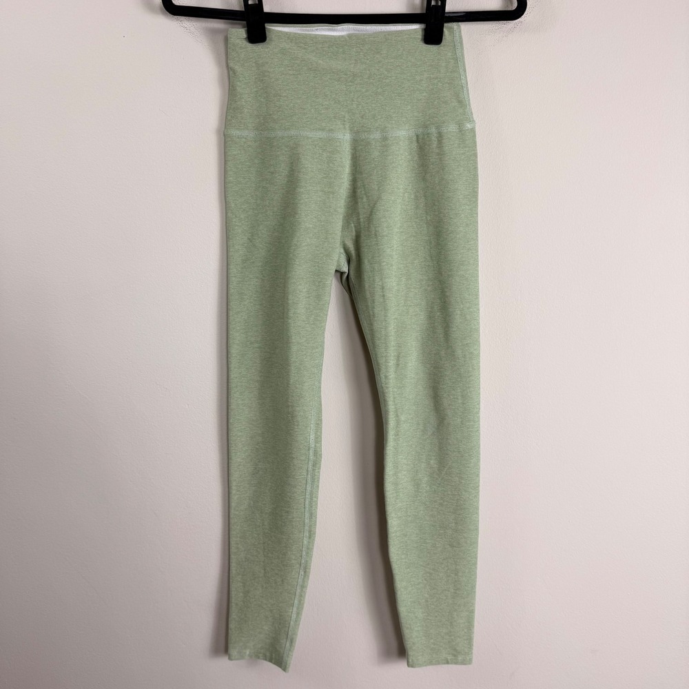 Beyond Yoga Spacedye High Waisted Leggings Sage Green Heathered Small